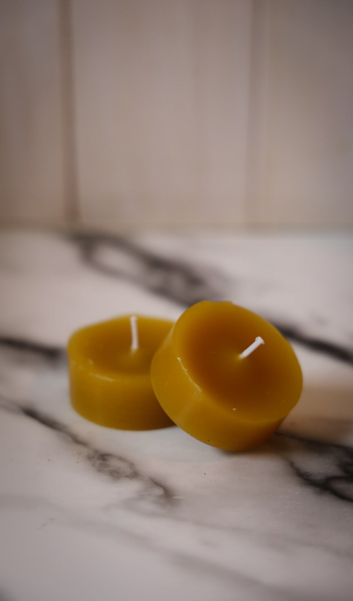 Beeswax Tealight Candles(set of 2)
