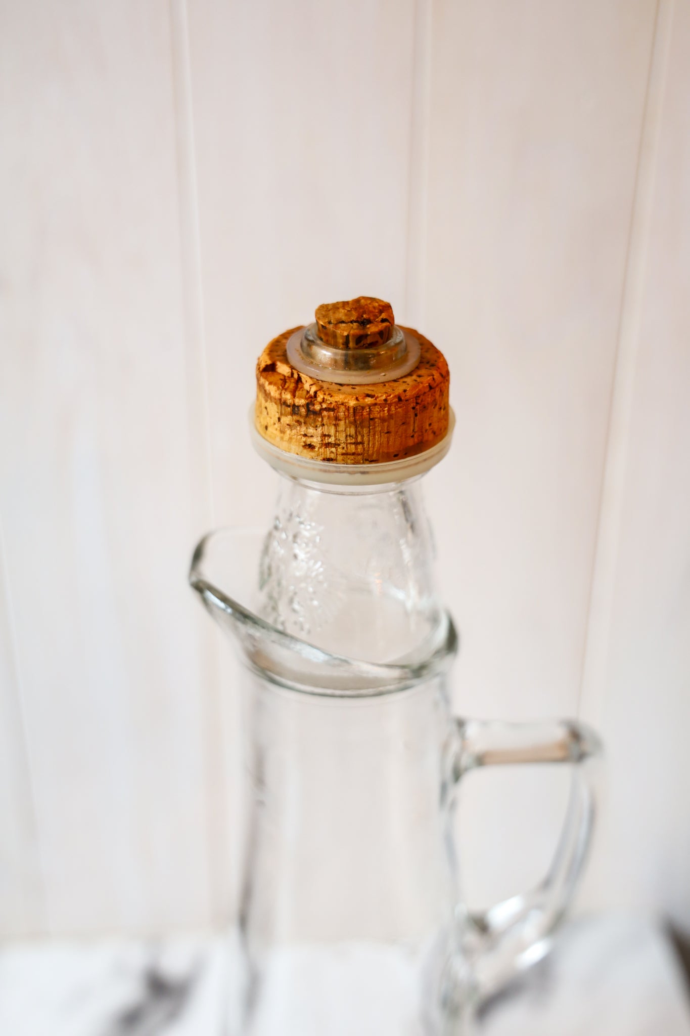 Glass Bottle with Cork Lid