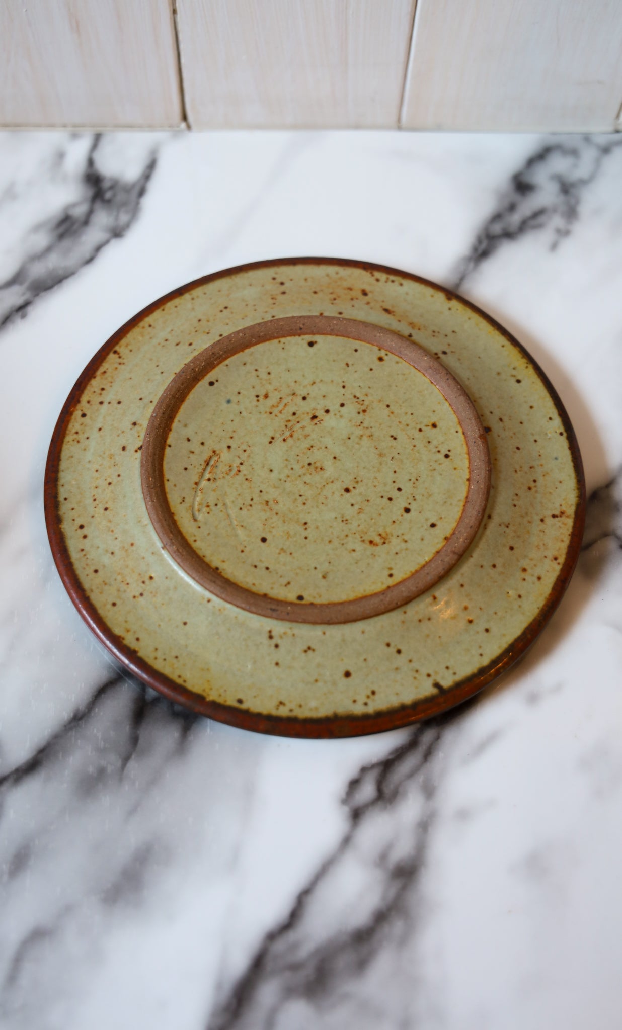 Pottery Butter Plate