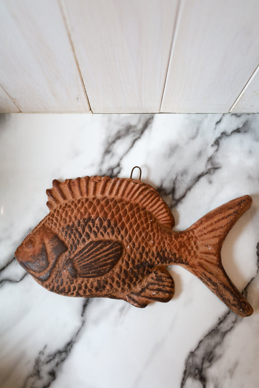 Terracotta Fish Wall Decor