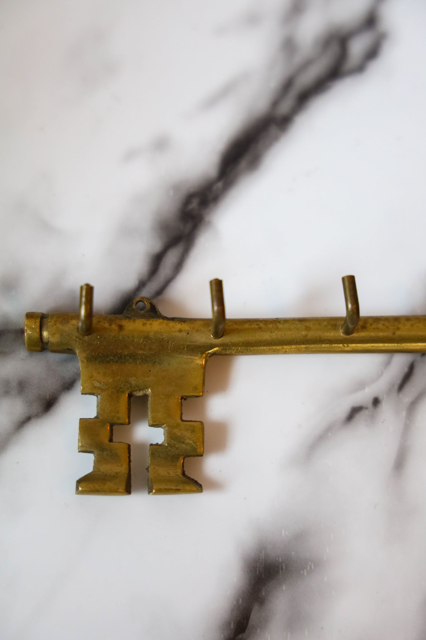Solid Brass Key Hook