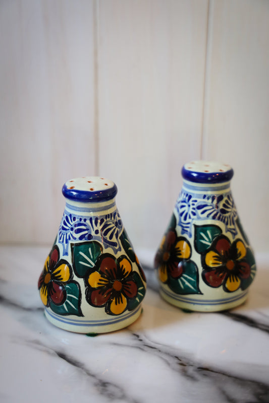 Pottery Salt and Pepper Shakers