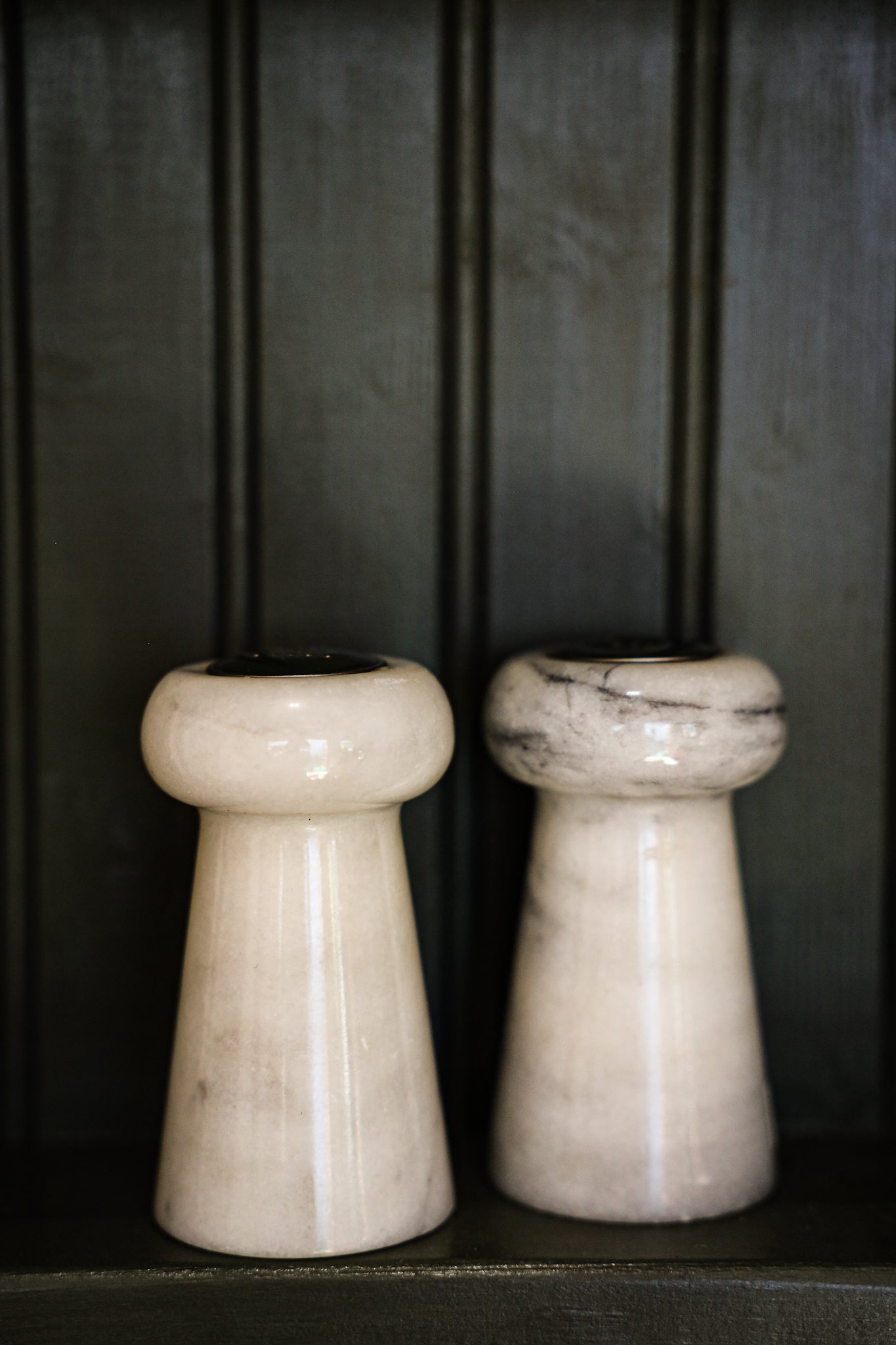 Marble Salt & Pepper Shakers