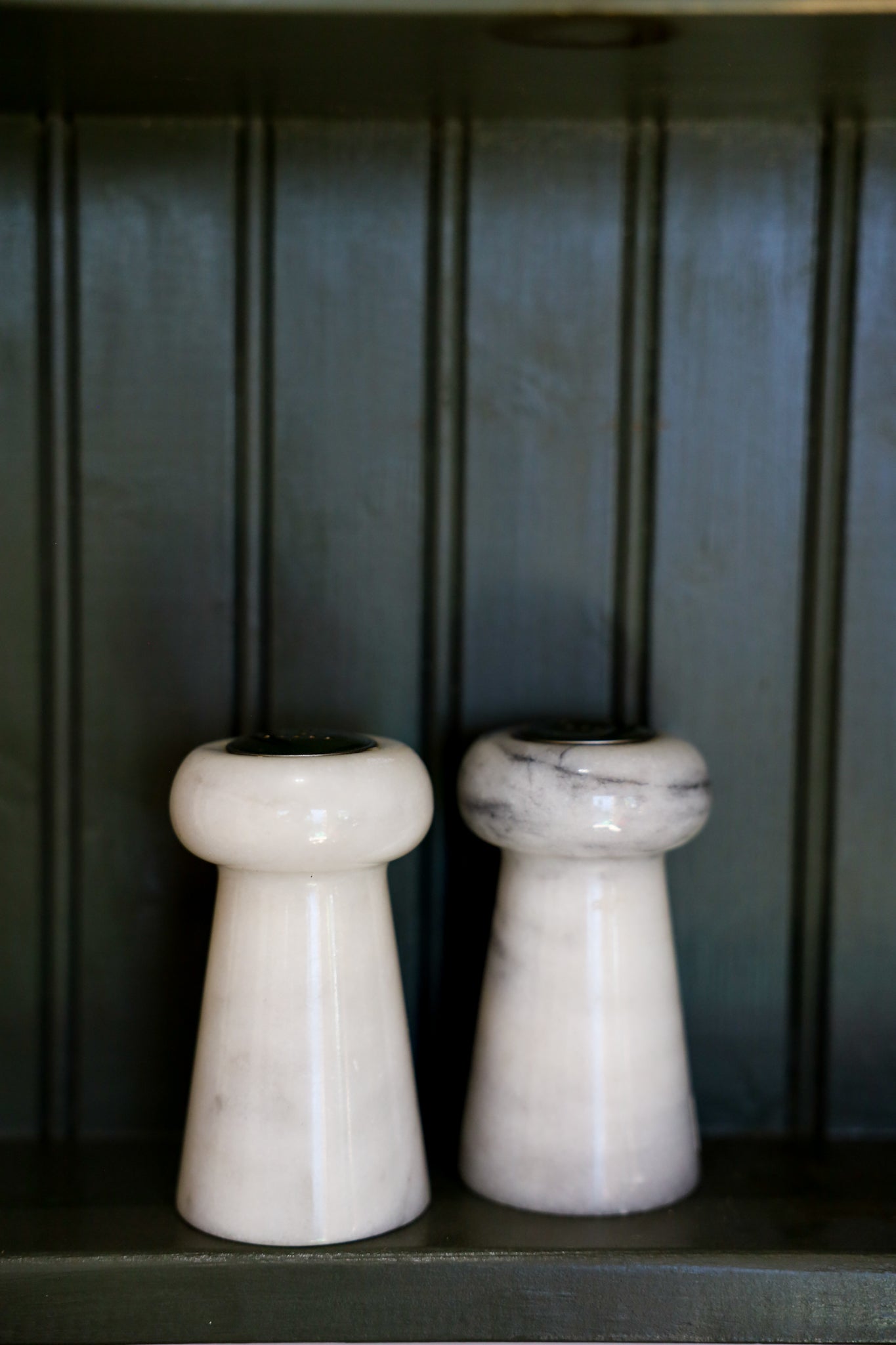 Marble Salt & Pepper Shakers