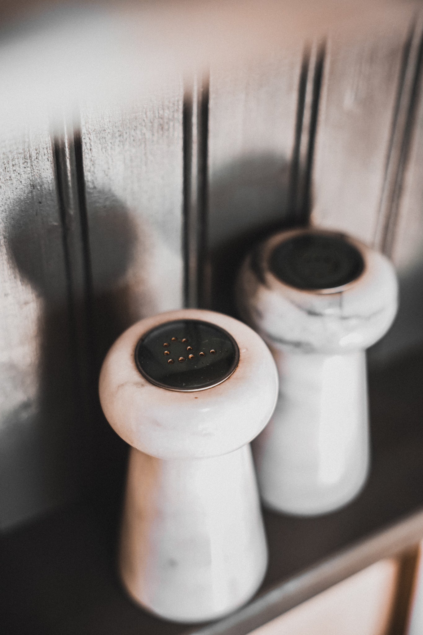 Marble Salt & Pepper Shakers