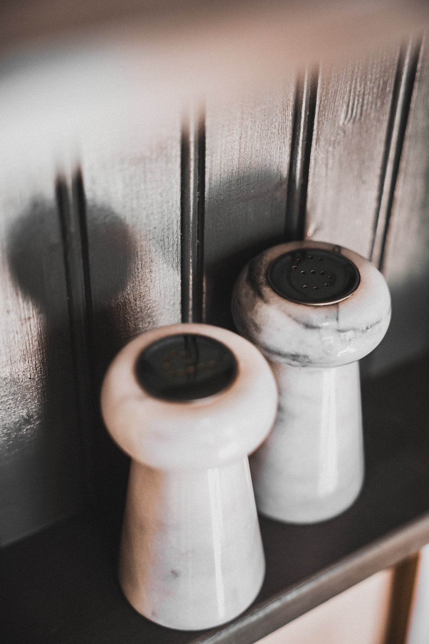 Marble Salt & Pepper Shakers