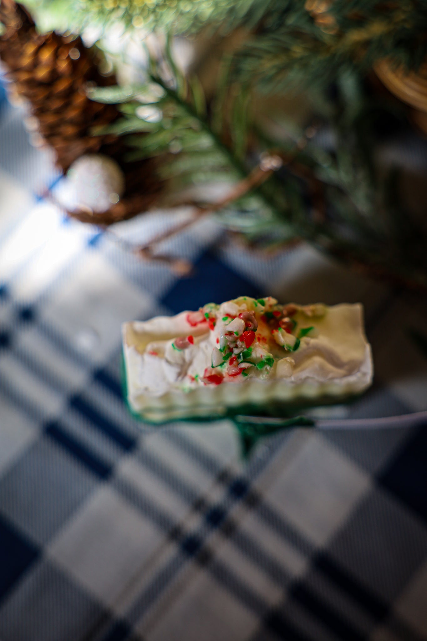 Candy Cane Soap Bar