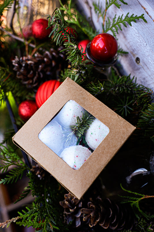 Peppermint Bath bombs box