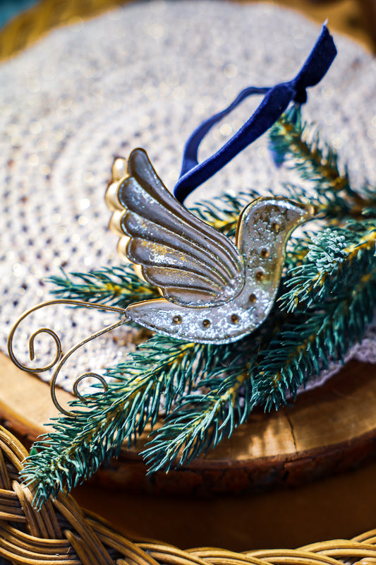 Gold Bird Ornament