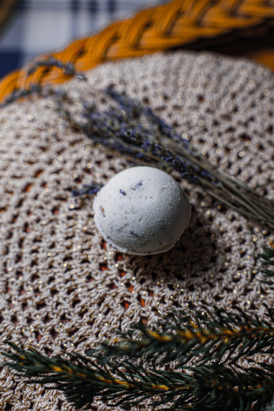 Lavender bath bomb