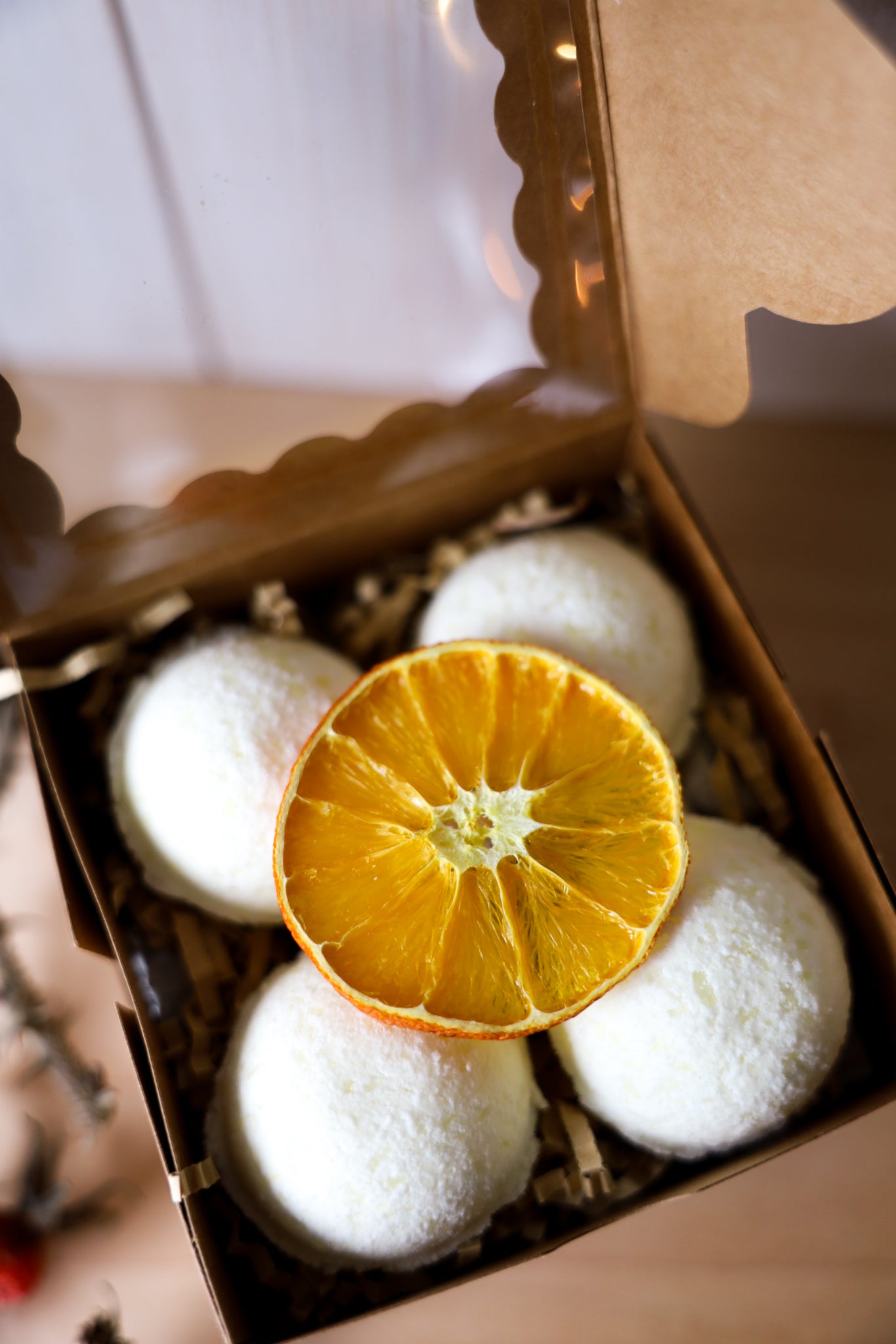 Sweet Orange Bath bomb box