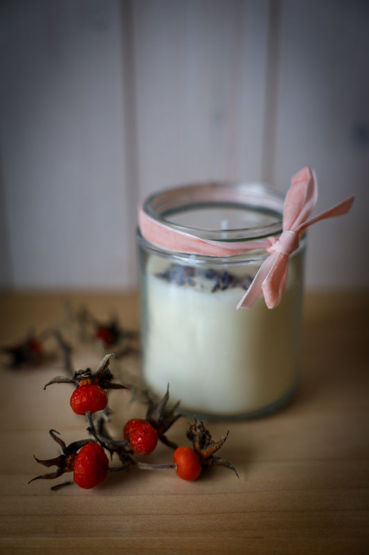 Lavender soy wax candle(essential oil)