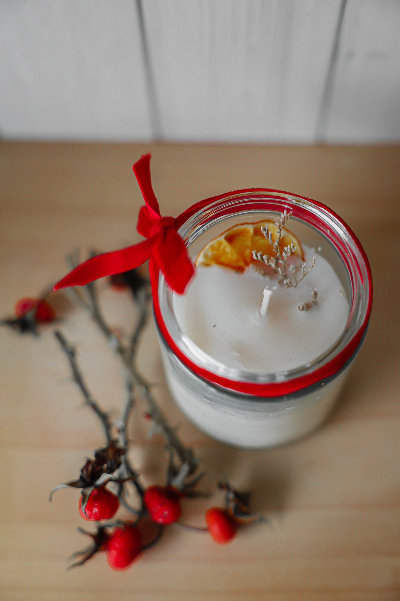 Orange Blossom soy wax candle